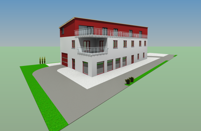 August 2022 - Bau eines neuen Bürogebäudes in Escholzmatt