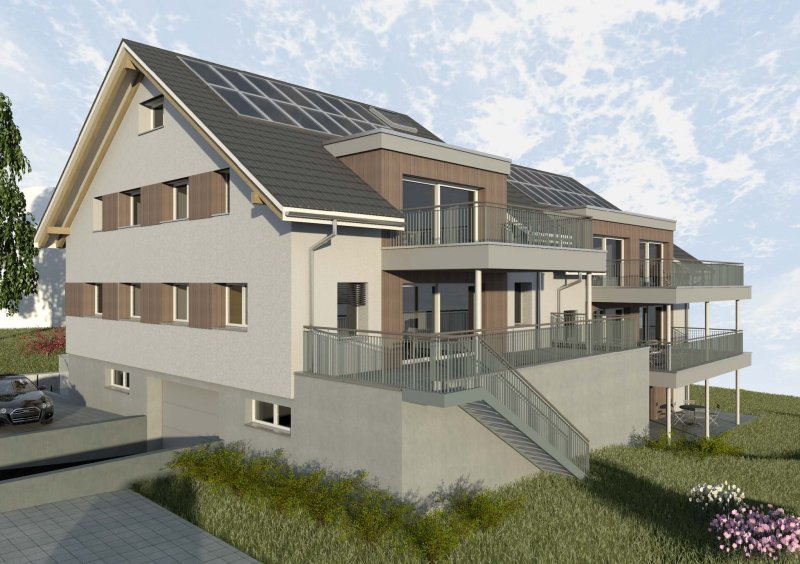 New construction of 1 family house in Kröschenbrunnen